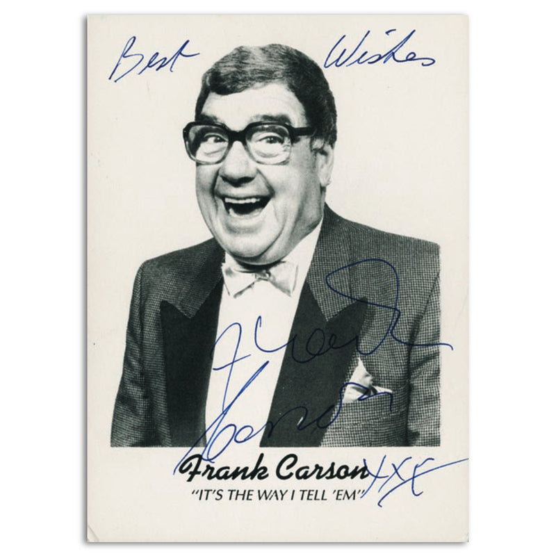 Frank Carson - Autograph - Signed Black and White Photograph_UFP6323