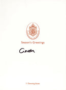 Gordon Brown Signed Christmas Card