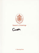 Gordon Brown Signed Christmas Card