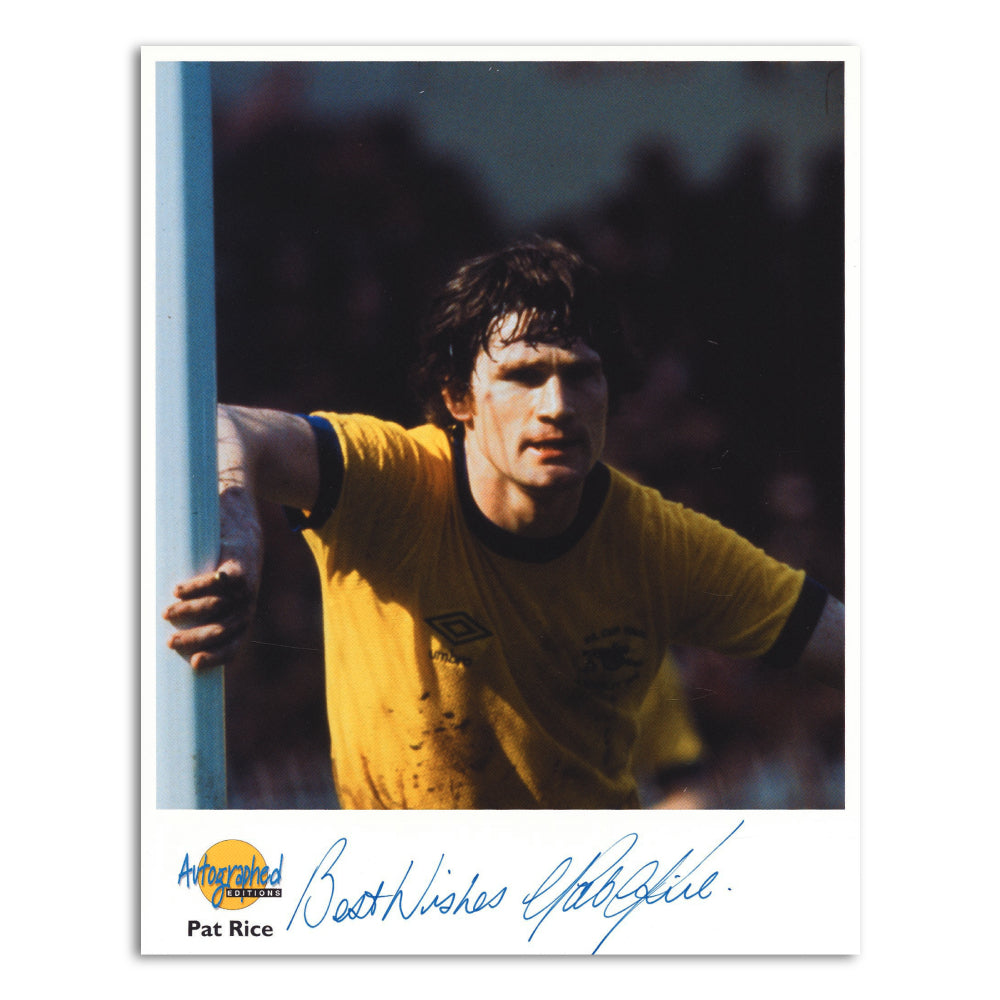 Pat Rice - Autograph - Signed Colour Photograph