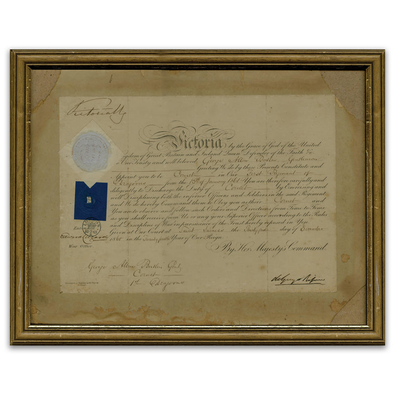 Queen Victoria Signature Framed_UFP6394