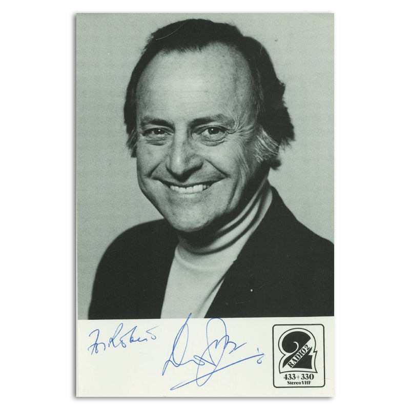 David Jacobs - Autograph - Signed Black and White Photograph_UFP6401