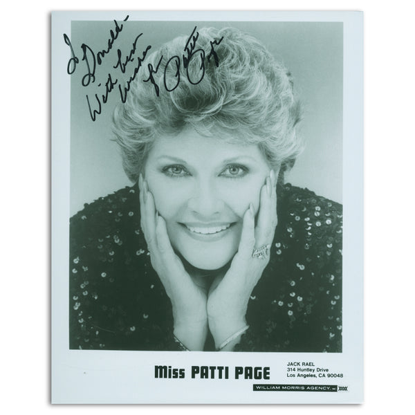 Patti Page - Autograph - Signed Black and White Photograph_UFP7334