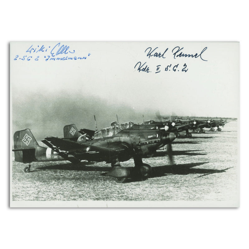 Karl Kennel, Willi Moller Autograph Signed Photograph_UFP7781