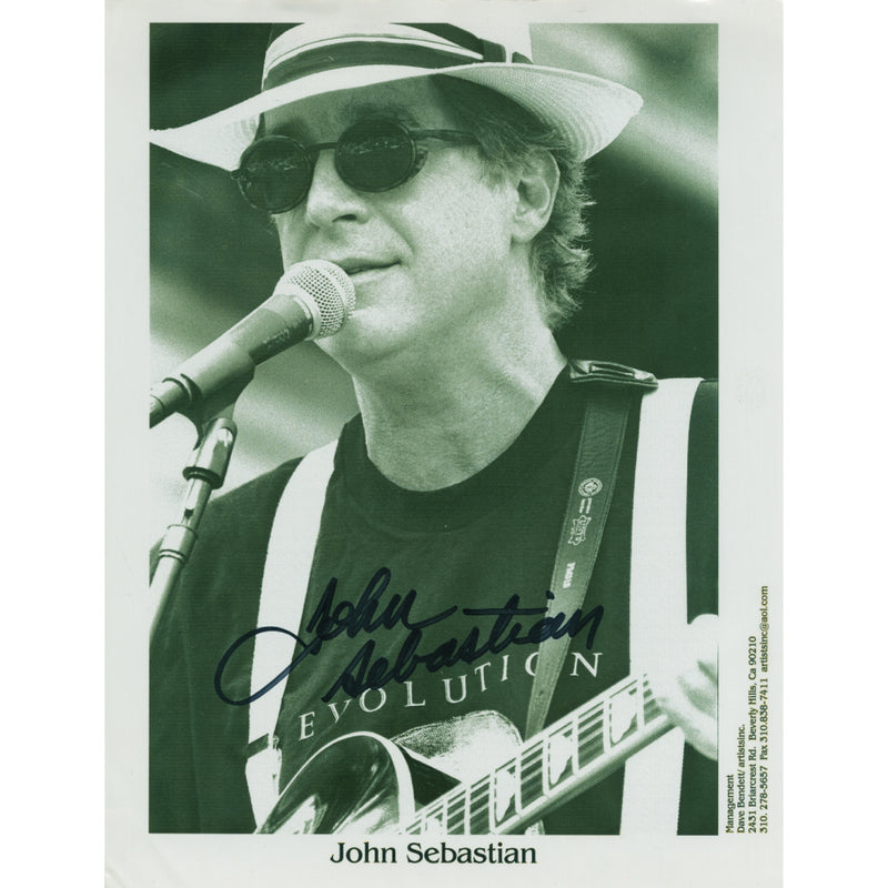 John Sebastian Autograph Signed Photograph_UFP8611