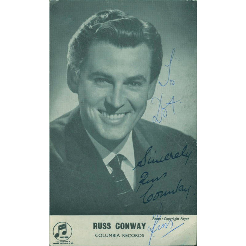 Russ Conway Autograph Signed Photograph_UFP9467