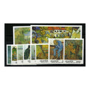 Uganda 1991 Vincent van Gogh, u/m. SG951-8+ MS959(2)