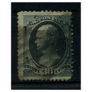 USA 1870 30c Black, NBN pnt, good used, faulty. SG156_USA0156UX