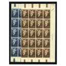 Vatican 1962 Air (Annunciation) pair, in complete sheets of 40, u/m. SG368-69