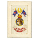 WWI Royal Army Veterinary Corps Silk Postcard