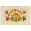 WWI Silk Postcard - Australian Commonwealth Military Forces
