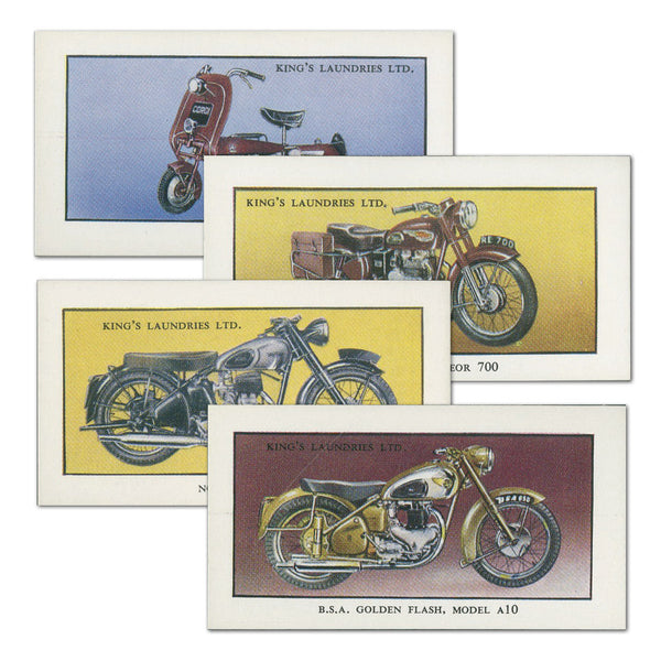 King's Laundries cards - Motorcycles