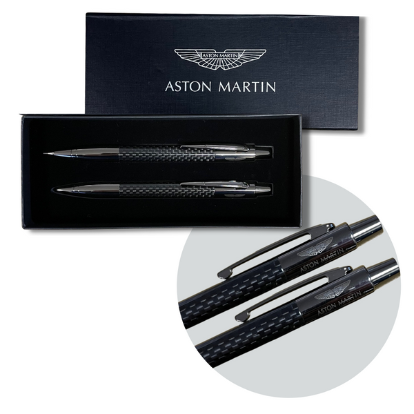 Aston Martin Carbon Pen and Pencil Set