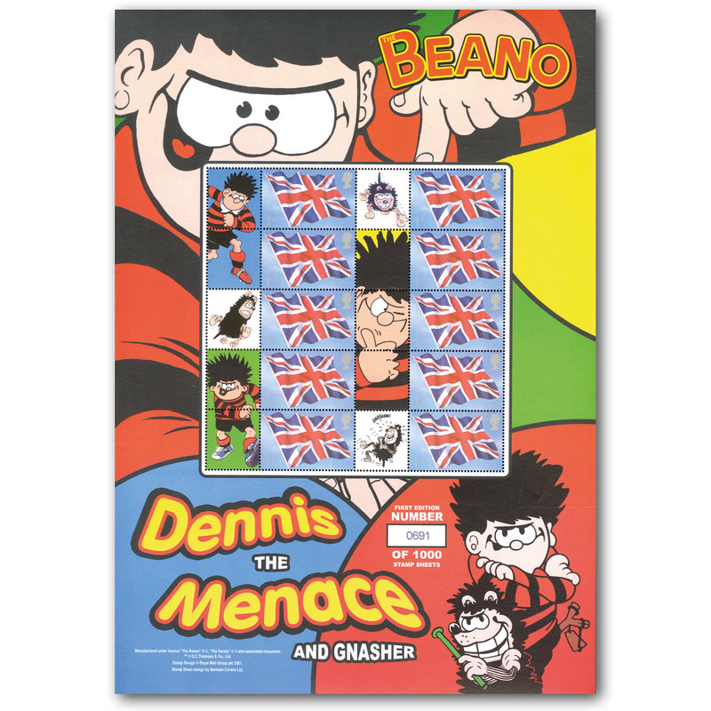 2005 Dennis the Menace Stamp Sheet BDGBS001