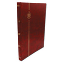 Compass Red Stockbook A4 8 White Pages (16 sides)