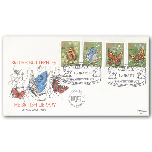 1981 Butterflies - British Library Official BL26