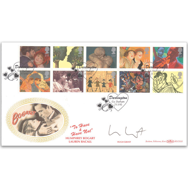 1995 Greetings - Signed Hugh Grant BLCS103S