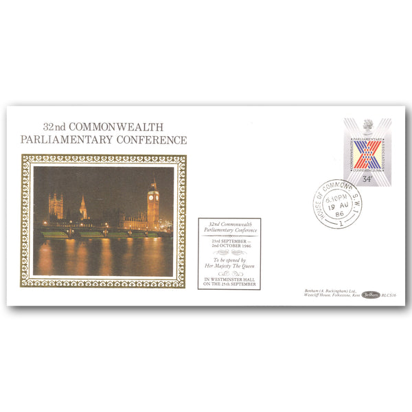 1986 Commonwealth Parliamentary Conference - House of Commons cds BLCS16C