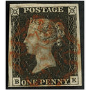 1d Black used BSC126J