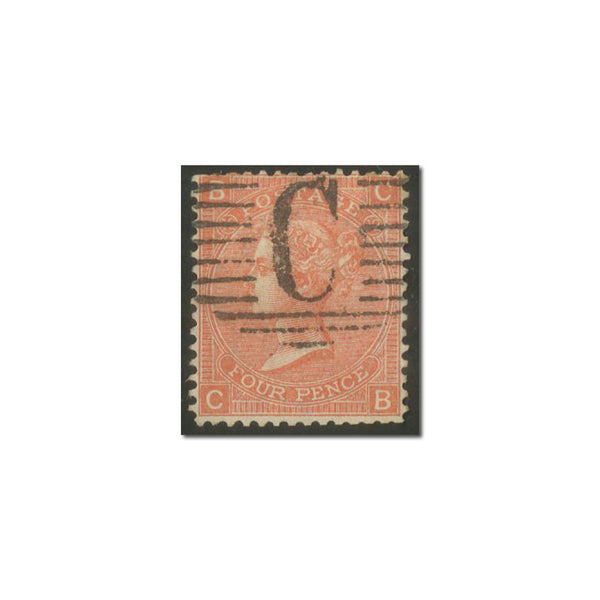 QV 4d Vermillion used 'Constantinople' BSCA001