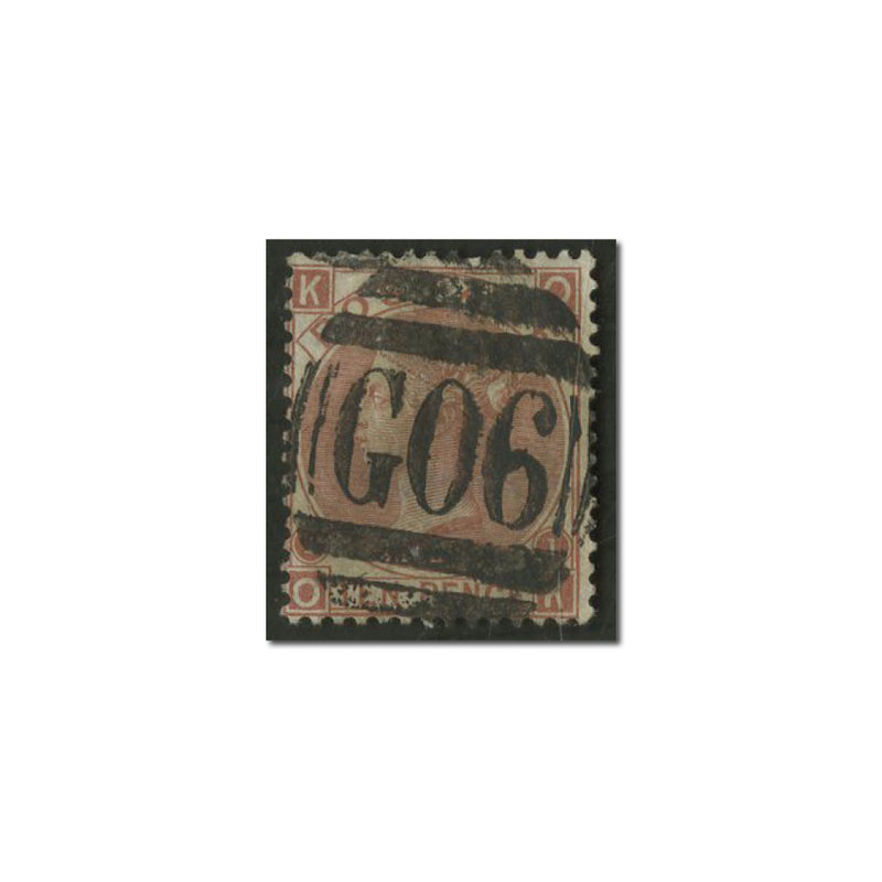 QV 10d red-brown used 'Beirut' BSCA008