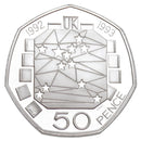 1992/1993 Dual Date EEC 50p coin