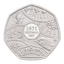 2021 Royal Mint Decimal Day 50p coin CBN1032