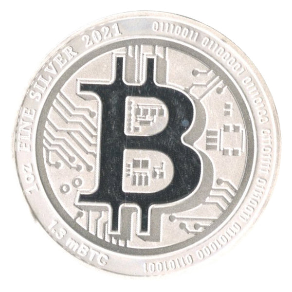 2021 Silver 1oz Bitcoin (Niue) CBN1044