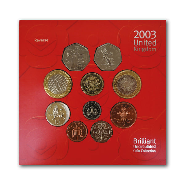 2003 Royal Mint Brilliant Uncirculated  Coin Collection