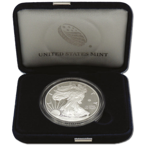 2020 Silver 1oz End WWII 75th Anniv American Eagle CBN1055