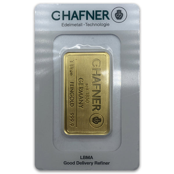 Chafner 1oz Fine Gold Bar