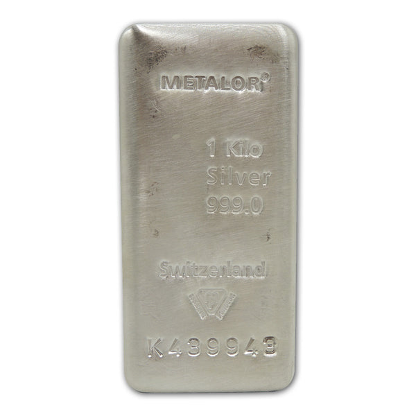 Metalor 1kg Silver Bar
