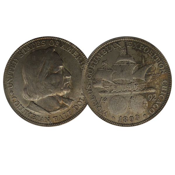 USA 1893 Columbian Exposition Silver Half Dollar CBN1071
