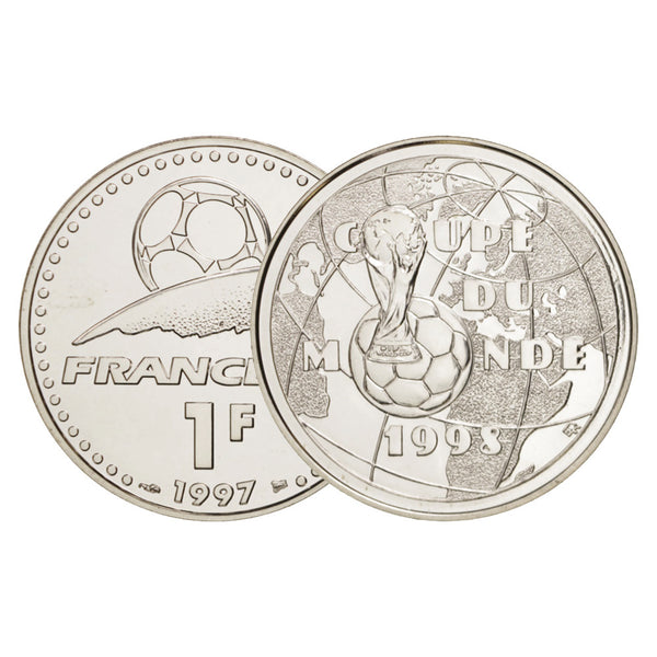 1997 France '98 silver 1 franc CBN1099