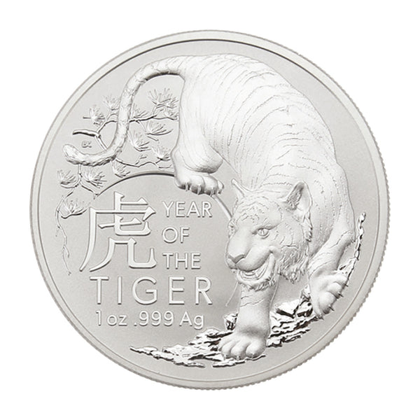2022 Australian Mint Year of the Tiger Silver 1oz Coin CBN1115