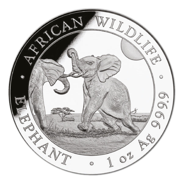 2024 Somalian Elephant Silver 1oz Coin