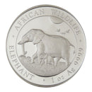 2022 Somalian Elephant Silver 1oz Coin CBN1116