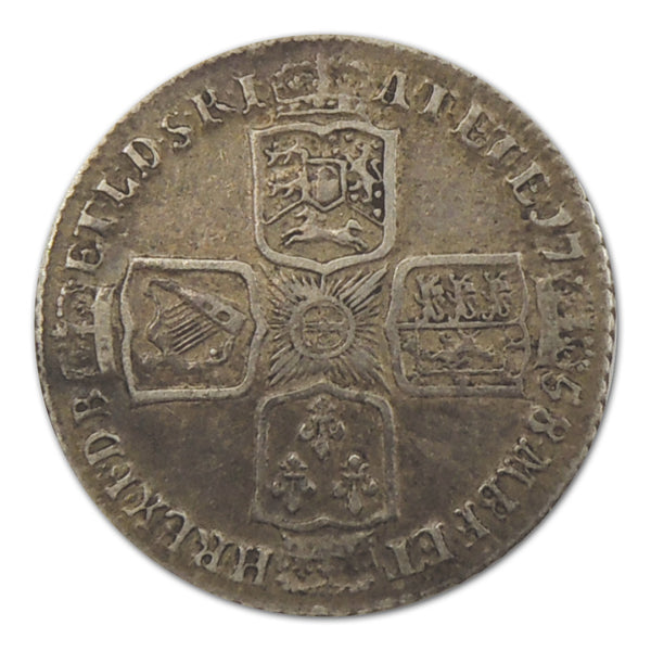 1758 Shilling. Sp#3704. VF35