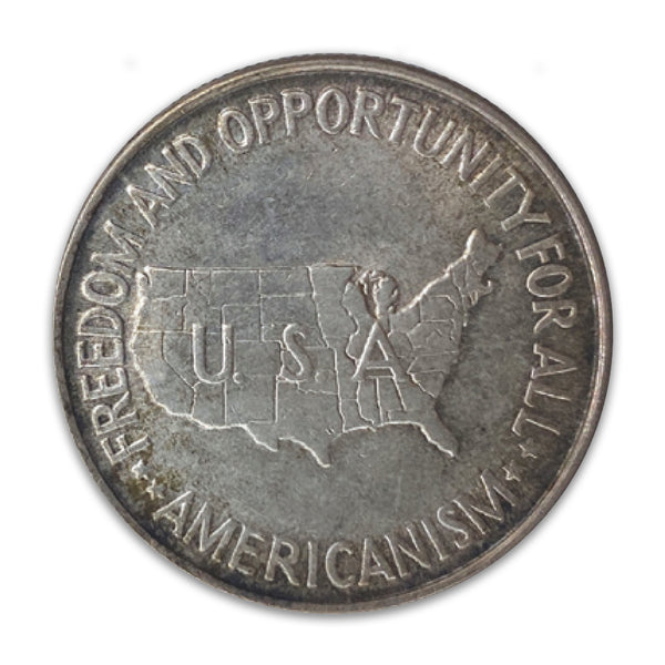 USA 1 silver Carver Washington commemorative 50 Cent coin.
