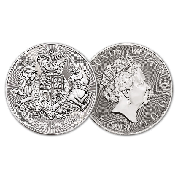 2020 The Royal Arms10oz Silver  Bullion Coin