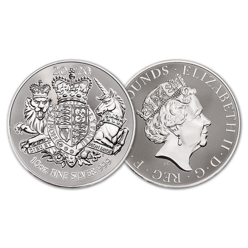 2020 The Royal Arms10oz Silver  Bullion Coin