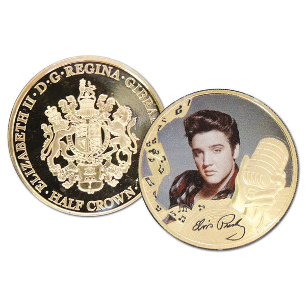 2021 Gibralter 'King of Rock'n'Roll' Gold layered Half Crown