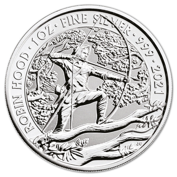 2021 Robin Hood 1oz Silver Coin