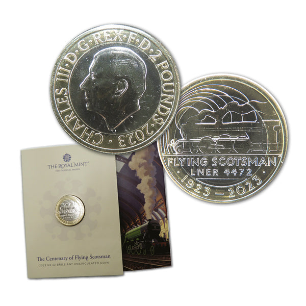 2023 Royal Mint Flying Scotsman Unc £2 Coin