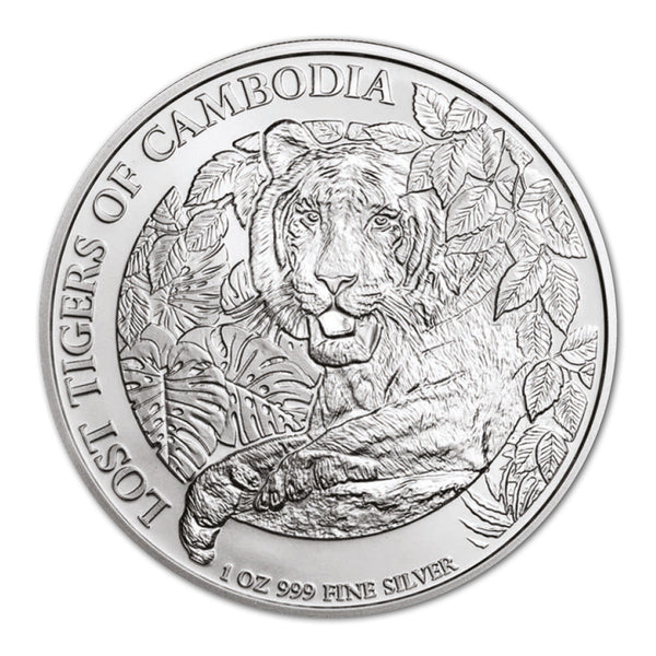 2023 Cambodia Lost Tigers 1oz Silver Coin