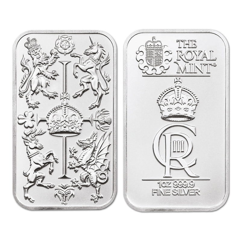 Royal Mint Royal Celebration 1oz Silver Bar
