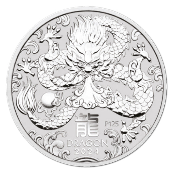 2024 Australian Lunar Dragon Silver 1oz Coin