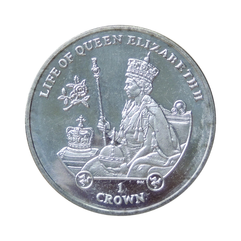 IOM 2012 Life of Queen Elizabeth II Crown & Sceptre Crown Coin