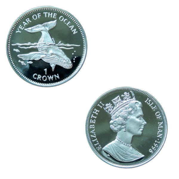 IOM 1998 Year of the Ocean Whale Crown