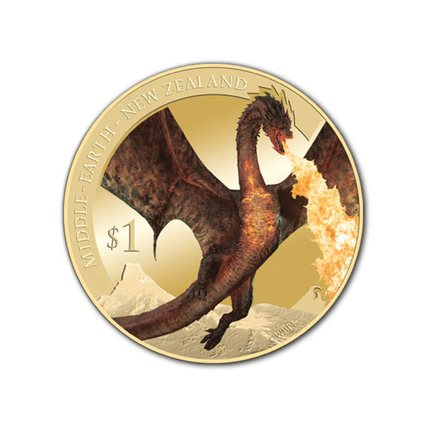 New Zealand Dragon Hobbit Battle of the 5 Armies Uncirculated Coin CBN813A